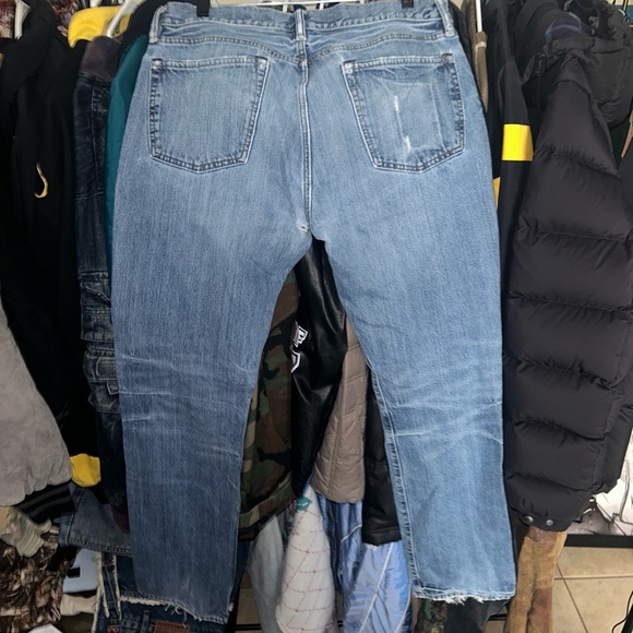 1969 Gap Button Fly Straight Leg Jeans Mens 34x32 - Picture 2 of 5